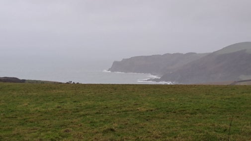Lansallos winter landscape